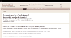 Desktop Screenshot of familylawyerwindsor.ca