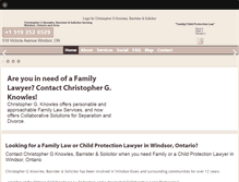 Tablet Screenshot of familylawyerwindsor.ca